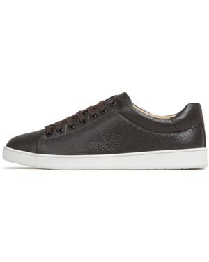 Brioni Sneakers Aus Hirschleder - Braun