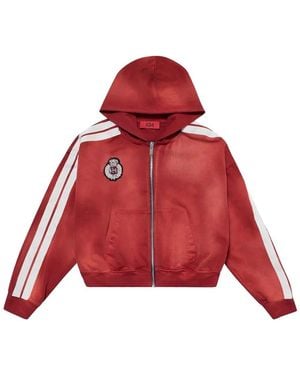 424 Academy Zip-Up Hoodie - Red