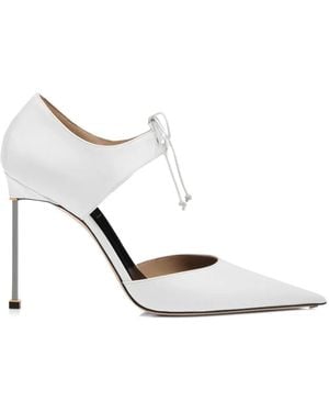 Tom Ford Tie Detail Pumps - White