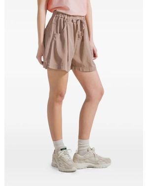 Deha Drawstring Twill Shorts - White