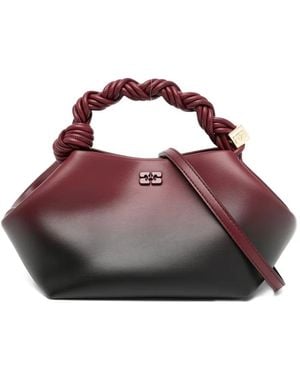 Ganni Small Bou Tote Bag - Purple