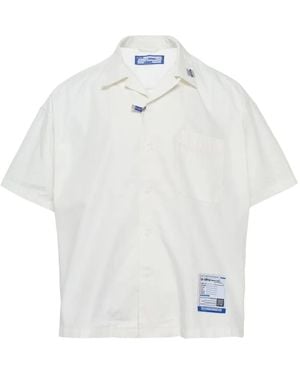 Maison Mihara Yasuhiro Short-Sleeve Shirt - White