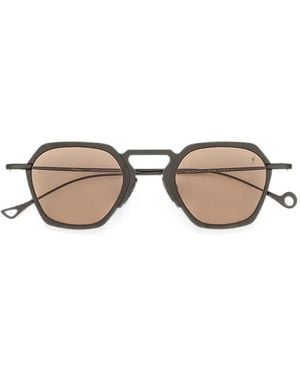 Eyepetizer Mouzinho Geometric-Frame Sunglasses - Black