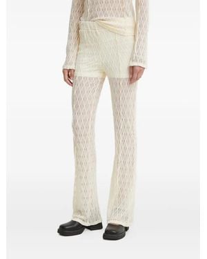 Gestuz Licagz Textured Trousers - Natural