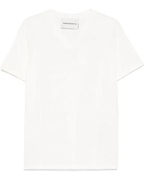 Amaranto Cotton T-Shirt - White