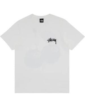 Stussy Cherries Graphic-Print T-Shirt - White