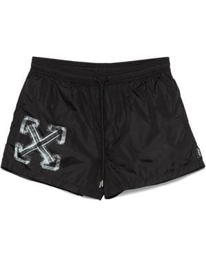Off-White c/o Virgil Abloh Vibe Arrow Badeshorts - Schwarz