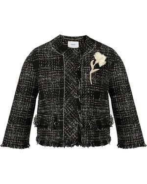 Erdem Cropped Jacket - Black