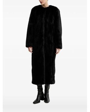 Stand Studio Gracelyn Buttoned Coat - Black
