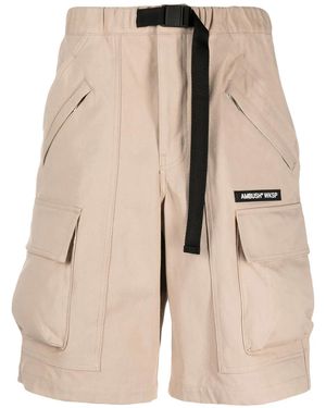Ambush Patch-Pocket Cargo Shorts - Natural