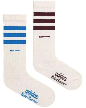 adidas X Wales Bonner 3-Stripes Socks (Pack Of Two) - Blue
