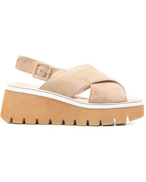 Gabor Sandales À Brides Croisées - Natural