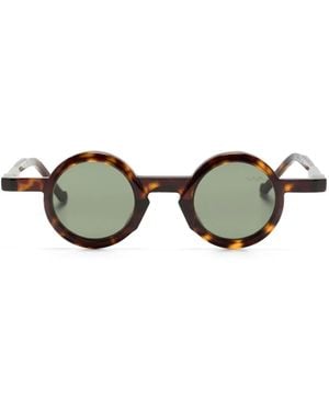 VAVA Eyewear Wl0056 ラウンドフレーム サングラス - ブラウン