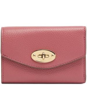 Mulberry Darley Turnlock Wallet - Pink