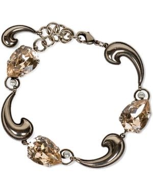 Etro Bracelet Serti De Cristaux - Metallic