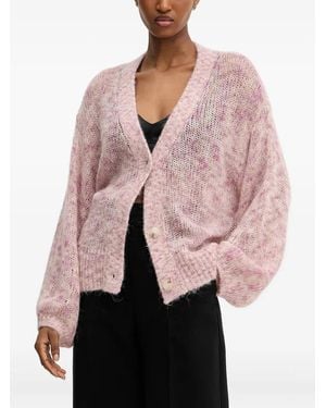 BOSS Cardigan Con Maniche A Palloncino - Rosa
