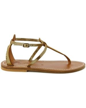 K. Jacques Buffon Flat Sandals - Brown