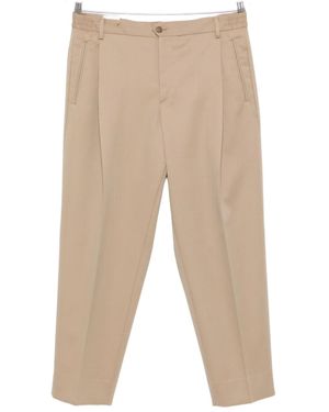 Briglia 1949 Pleated wool trousers - Natur