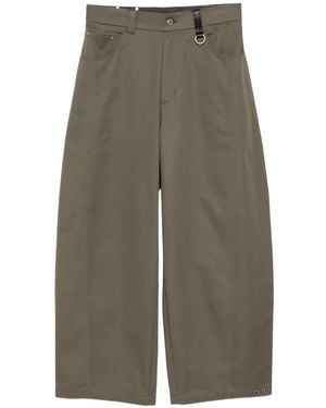 TEAM WANG design Reset Wide-Leg Trousers - Grey