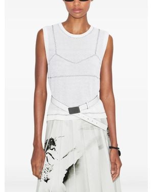 Tory Burch Mouwloze Top - Wit