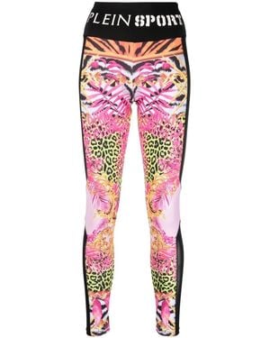 Philipp Plein Leggings - Rosso