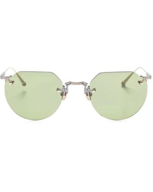 Matsuda Rimless Round Sunglasses - Green
