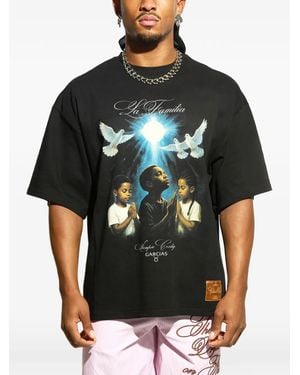 Garcia La Familia Oversized Graphic T-Shirt - Black