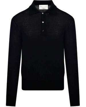 Marco Coppola Silk-Blend Polo Shirt - Blue