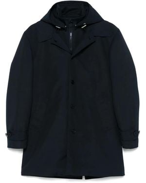 Fursac Cappotto Monopetto - Blu
