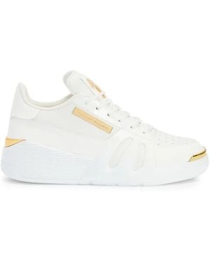 Giuseppe Zanotti Talon Panelled Leather Trainers - White