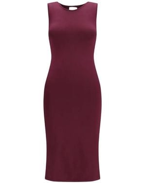 Sa Su Phi Vestido Sin Mangas - Morado