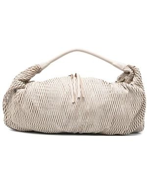 SOMMET Sac Porté Épaule Aura Rete En Cuir - Neutre