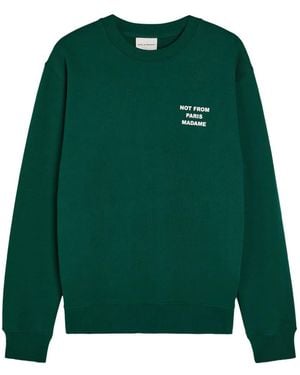 Drole de Monsieur Crew-Neck Sweatshirt - Green