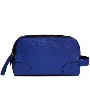 Lancel Charlie Wash Bag - Blue