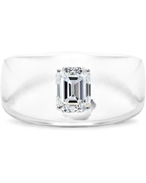 SOLO for Diamonds Emerald-Cut Diamond Ring - White