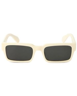 Off-White c/o Virgil Abloh Huntington Rectangle-Frame Sunglasses - Natural