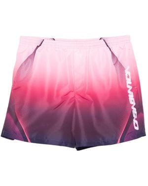 CASABLANCA Bañador Con Logo Estampado - Rosa