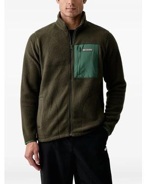 Columbia Fleece Zip-Up Jacket - Grey