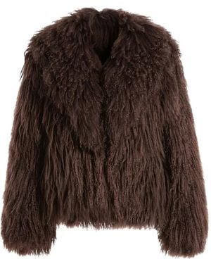 16Arlington Maryam Shearling Jacket - Brown