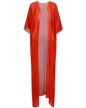 Stephan Janson Short Sleeves Kaftan - Red