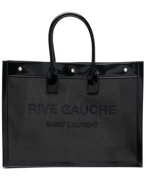 Saint Laurent Rive Gauche Tote Bag - Black