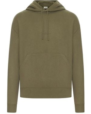 Saint Laurent エンブロイダリースウェットパーカー - グリーン