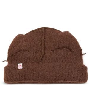 Charles Jeffrey Chunky Ears Beanie Hat - Brown