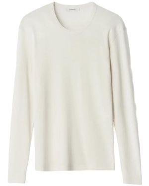 Lemaire Rib Long-Sleeve Top - White