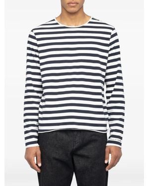 Zadig & Voltaire Timo Striped Long-sleeve T-shirt - Blue