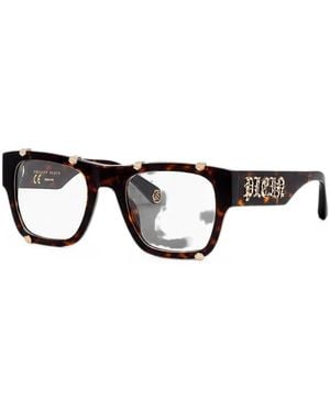 Philipp Plein Square-Frame Glasses - Black