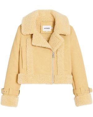 Apparis Jay Faux-Fur Jacket - Metallic