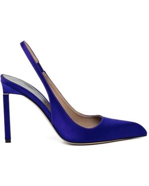 Tom Ford 110Mm T-Hardware Court Shoes - Blue