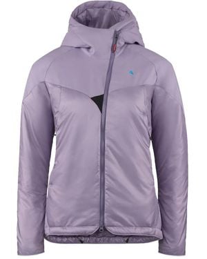 Klättermusen Alv Hooded Zip Jacket - Purple