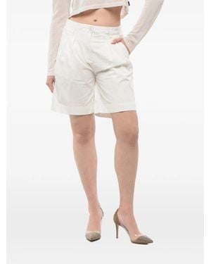 Woolrich Pleated Shorts - White